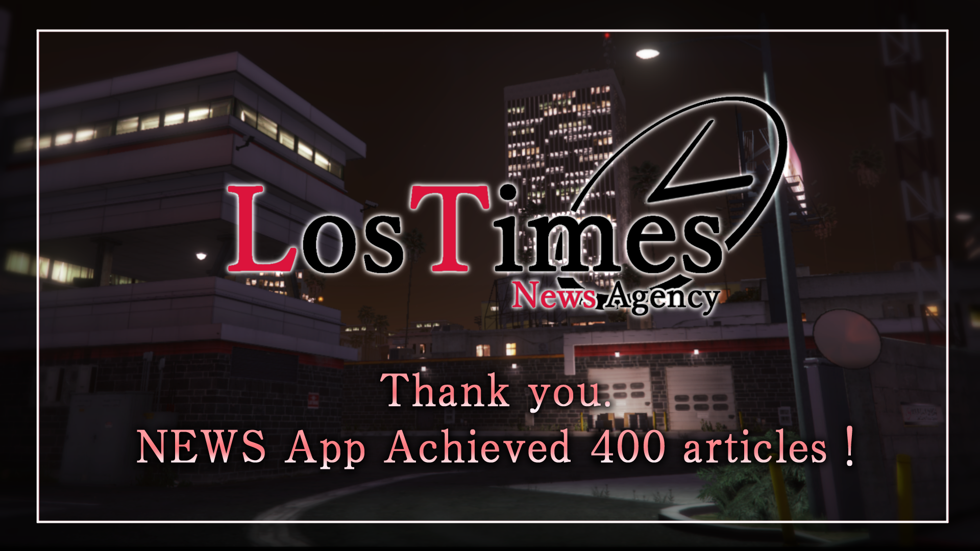 サムネイル:Thank you. NEWS App Achieved 400 articles!