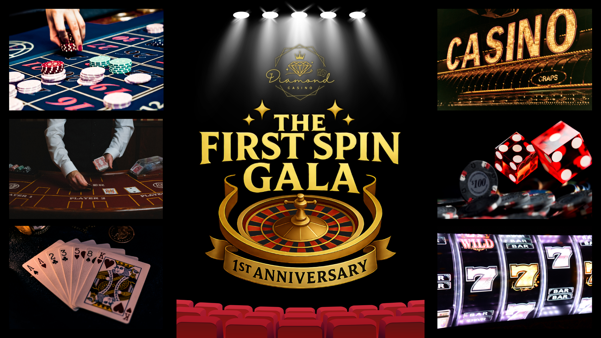 サムネイル:【Diamond Casino】1周年還元祭「The First Spin Gala」ついに開幕!【PR】