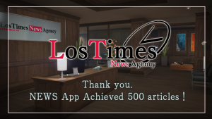 サムネイル：Thank you. NEWS App Achieved 500 articles！